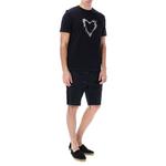 Футболка Saint Laurent Heart, черный - фото 3