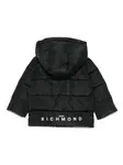 Стеганая куртка с капюшоном John Richmond Junior, черный - фото 2