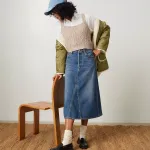 Юбка трапециевидной формы с высокой посадкой Levi's, цвет Mid Morning - Medium Wash - фото 2