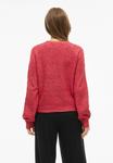 Джемпер VILA VIVILAS RUNDHALS, Jester Red/Mottled Red - фото 3