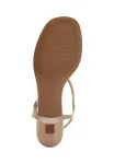 Сандалии с т-образным ремешком Mango, Brown - фото 4