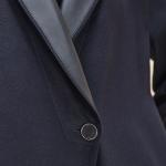 Куртка женская черная синяя HERMES - фото 6