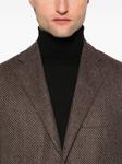 Однобортный пиджак Corneliani, коричневый - фото 5