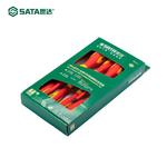 SATA 09301A Набор отверток с изоляцией VDE, 7 предметов - фото