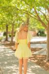 Кармен комбинезон-платье в желтом BABY PINK - фото 4