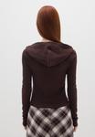 Топ B.ANGEL Long sleeved top, Brown - фото 3