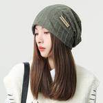 Унисекс шапка бини AAJF, серо-белая - фото 7