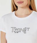 Футболка женская Twin-Set хлопковая, белый - фото 4