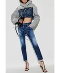 Крутые джинсы для девчонки Dsquared2, синий - фото 2