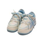 Кроссовки Zun'er Skateboarding Shoes Unisex Low-top, бежевый/синий - фото 2