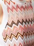 Missoni топ с узором зигзаг, розовый - фото 4