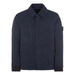 Рубашка compass-patch button-up down shirt 'navy' Stone Island, синий - фото