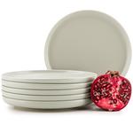 Набор тарелок KONSIMO, 20x2x20 см, бежевый - фото