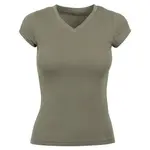 Футболка Build Your Brand Basic BY062 short sleeve v neck, зеленый - фото 3