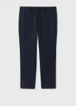 Мягкие эластичные брюки из саржи Paul Smith, цвет Navy - фото