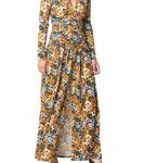 Платье макси Ciara в цвете куркума Tanya Taylor, Turmeric - фото 2