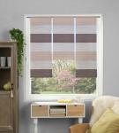 Панельные шторы 3 шт. непрозрачные 30/80 см, янтарный - фото 2