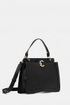 Кожаная сумка C-ME Coccinelle, черный - фото 2
