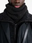 Снуд в рубчик LEMAIRE, черный - фото 4