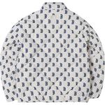 Пуховик унисекс синий/белый Mlb - фото 2