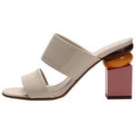 Ferragamo Слипоны Slide для женщин Bone White - фото