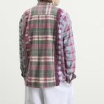 7 широких фланелевых рубашек Needles, Assorted - фото 3