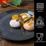 Vida 6x десертные тарелки фарфор Moritz & Moritz, серый - фото 3