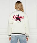 Куртка-Бомбер университетская Regular fit Guess Jeans, белый - фото 3