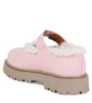 Кожаные балетки Mary Jane PèPè, Camelia/Bianco - фото 2