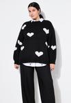 Джемпер HEARTS-MUSTER BALLON-LANGARM Studio Untold, черный - фото 5