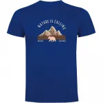 Футболка с коротким рукавом Kruskis Bear, синий - фото