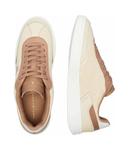 Кроссовки кожаные Tommy Hilfiger с монограммой, бежевый - фото 4