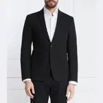 Элегантный пиджак приталенного кроя Calvin Klein, черный - фото