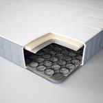 Пружинный матрас IKEA, 150x200 см, цвет extra firm/light blue - фото 3