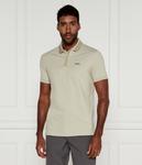 Поло мужское Boss Green Пэдди с декором ворота, бежевый - фото 3