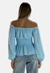 Блуза Elara Blouse, Blau/Light Blue - фото 2