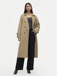 Пальто из линя стандартной посадки Vero Moda, бежевый - фото 2