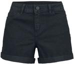 Шорты Noisy May NMBe Lucy Fold Shorts, черный - фото