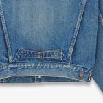 SAINT LAURENT Женская джинсовая куртка, цвет Blue - фото 2