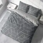 Постельное белье One-Home, серый - фото 3