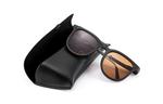 ENFANTIN Аксессуар унисекс Alloy Square, Foldable Black Frame Tea Brown, Box - фото 5
