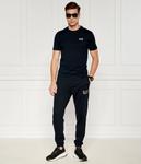 Спортивные штаны мужские Ea7 зауженные, темно-синий - фото 2