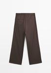 Брюки Massimo Dutti Trousers, Dark Brown - фото 5
