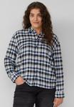 Блуза s.Oliver Button-down blouse, Navy/Dark Blue - фото