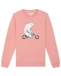 Свитер Watapparel Sweatshirt Bär auf Bike, розовый - фото