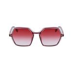 Красные инжектированные солнцезащитные очки Karl Lagerfeld - фото 2