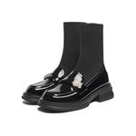 Ботильоны женские черные JOSINY, черные, зеркальная отделка - фото 7