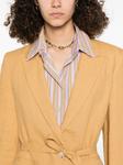 Forte Forte блейзер с поясом, желтый - фото 5