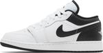 Кроссовки Air Jordan 1 Low GS 'White Black', белый - фото 3