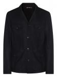 Блейзер Canali с карманами-клапанами, черный - фото